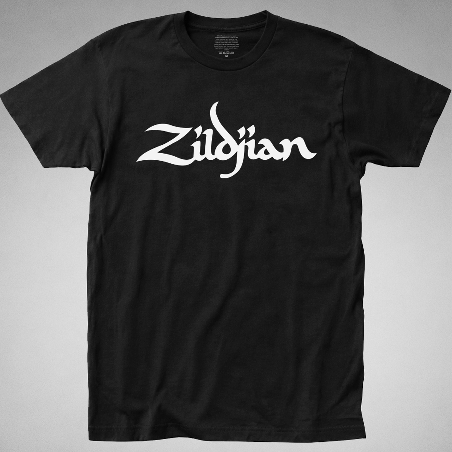 Zildjian T-SHIRT tee cymbal drummer logo cymbals drum drum kit crash high hat gallery