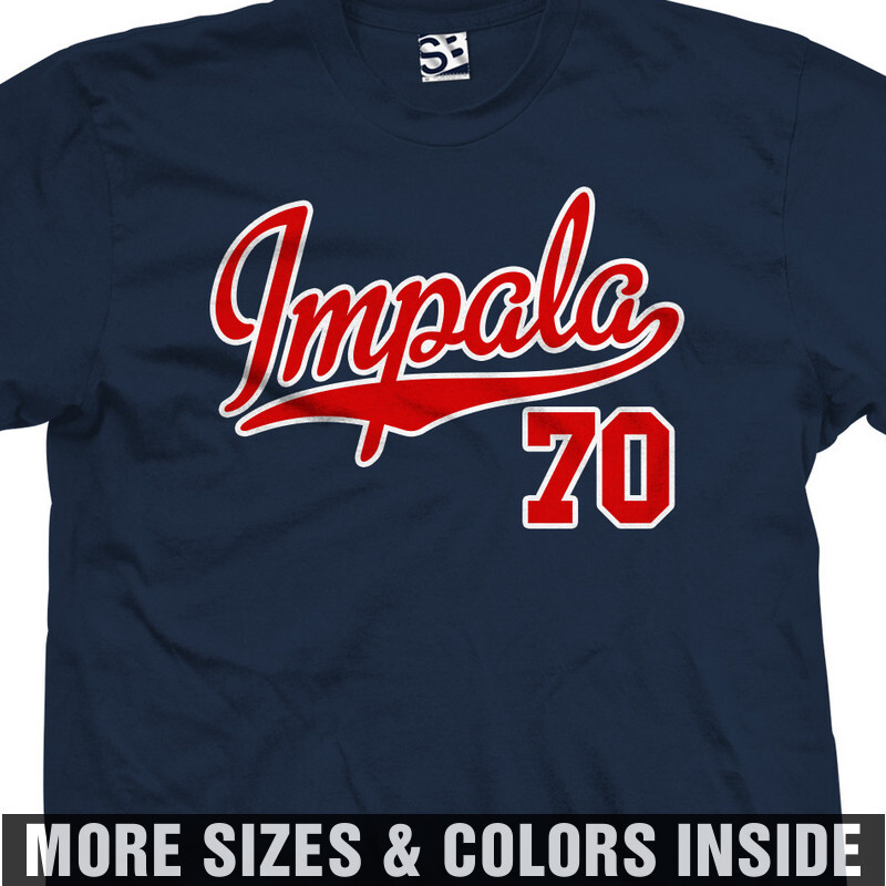 70 Impala PRO Jersey Shirt | 2 Color Script Tail Sports 1970 SS Lowrider Tee