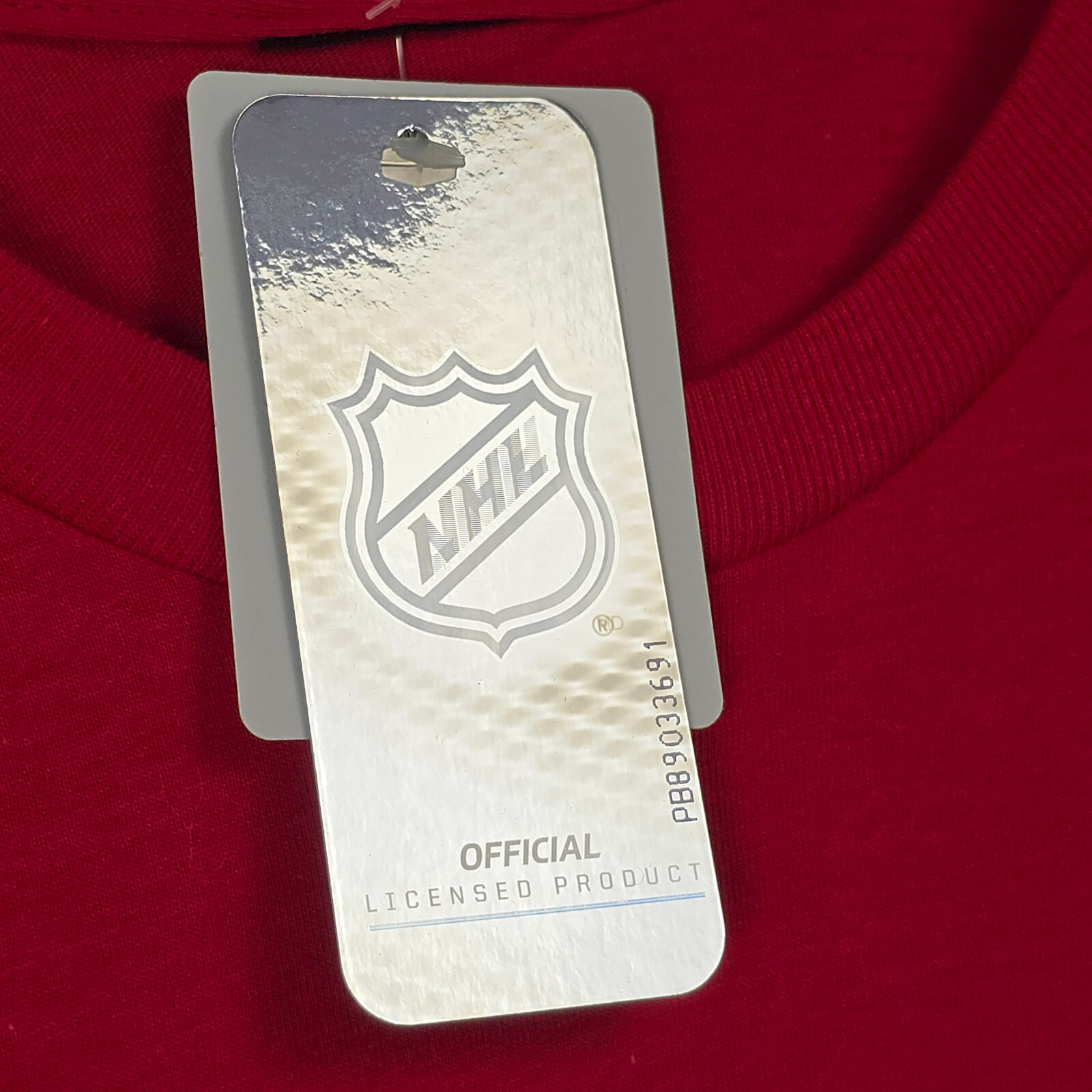 Detroit Red Wings Shirt Mens LARGE Red BLACK HOCKEY TOWN CASUAL NWT gallery
