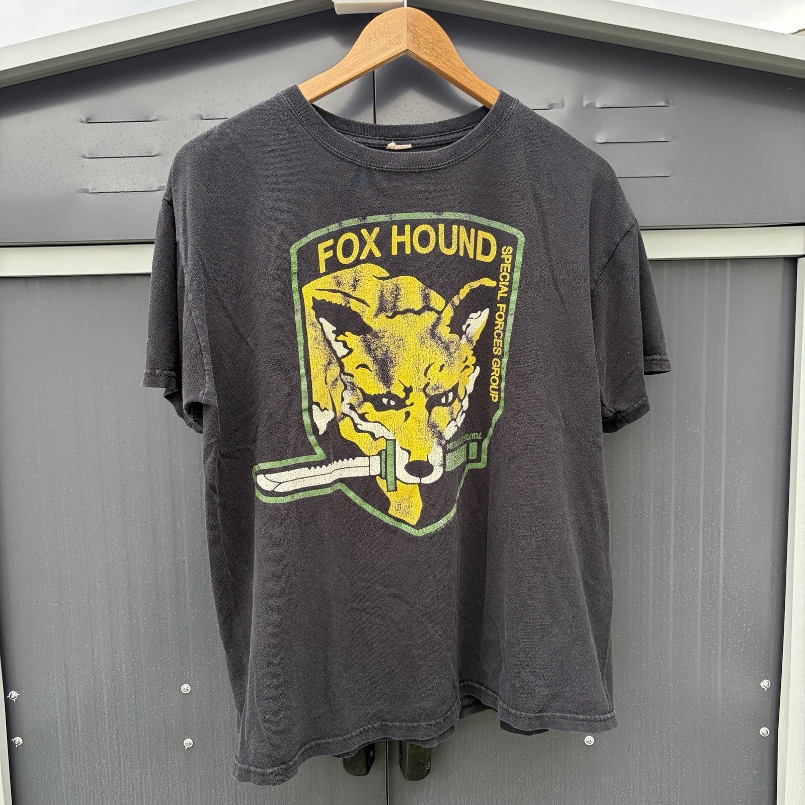 Vintage Metal Gear Solid 4 Fox Hound Promo Tee Shirt Mens Medium 2011 Y2K