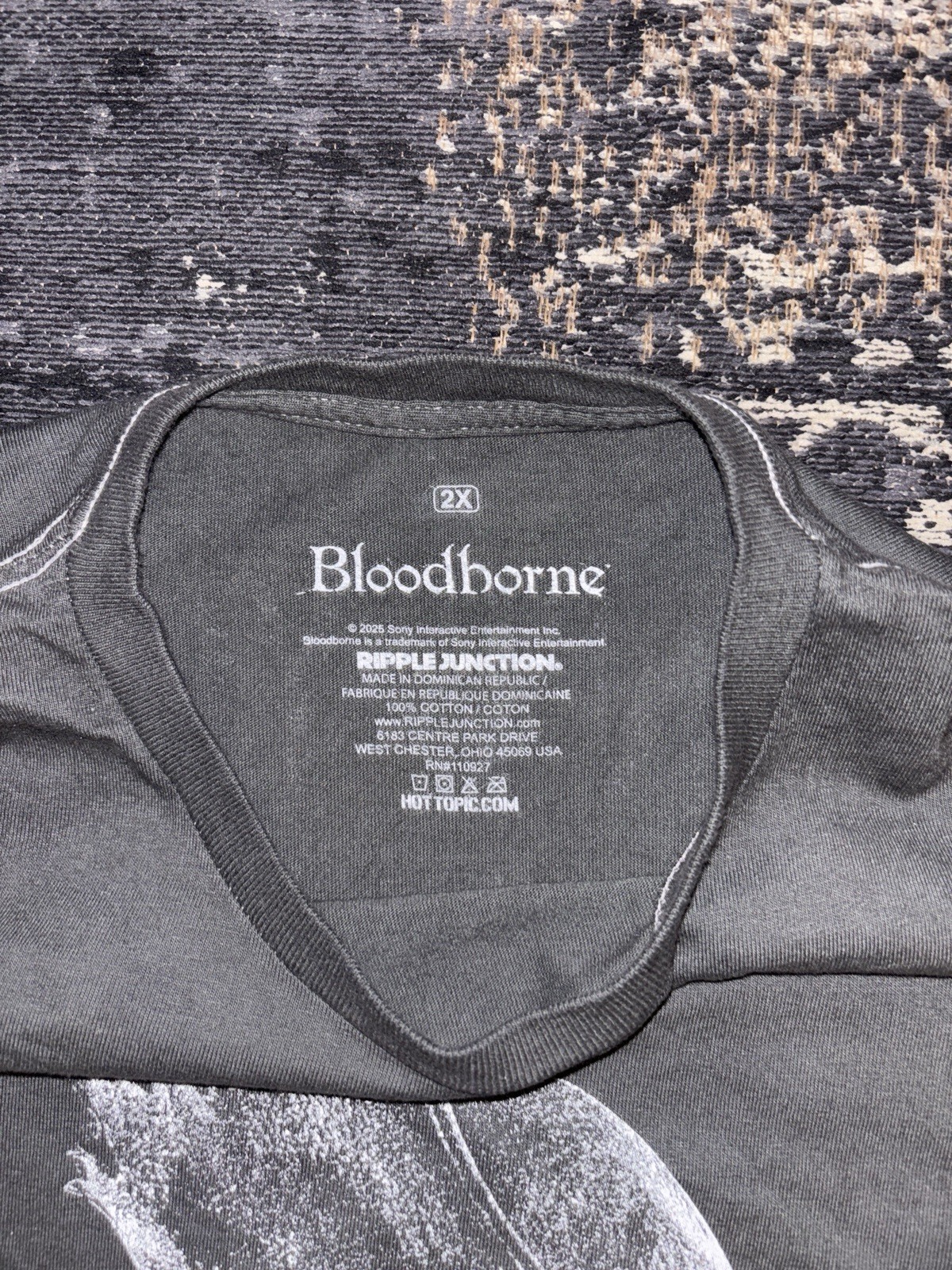 Bloodborne Hunt Your Nightmares Video Game Shirt Size 2XL Ripple Junction gallery