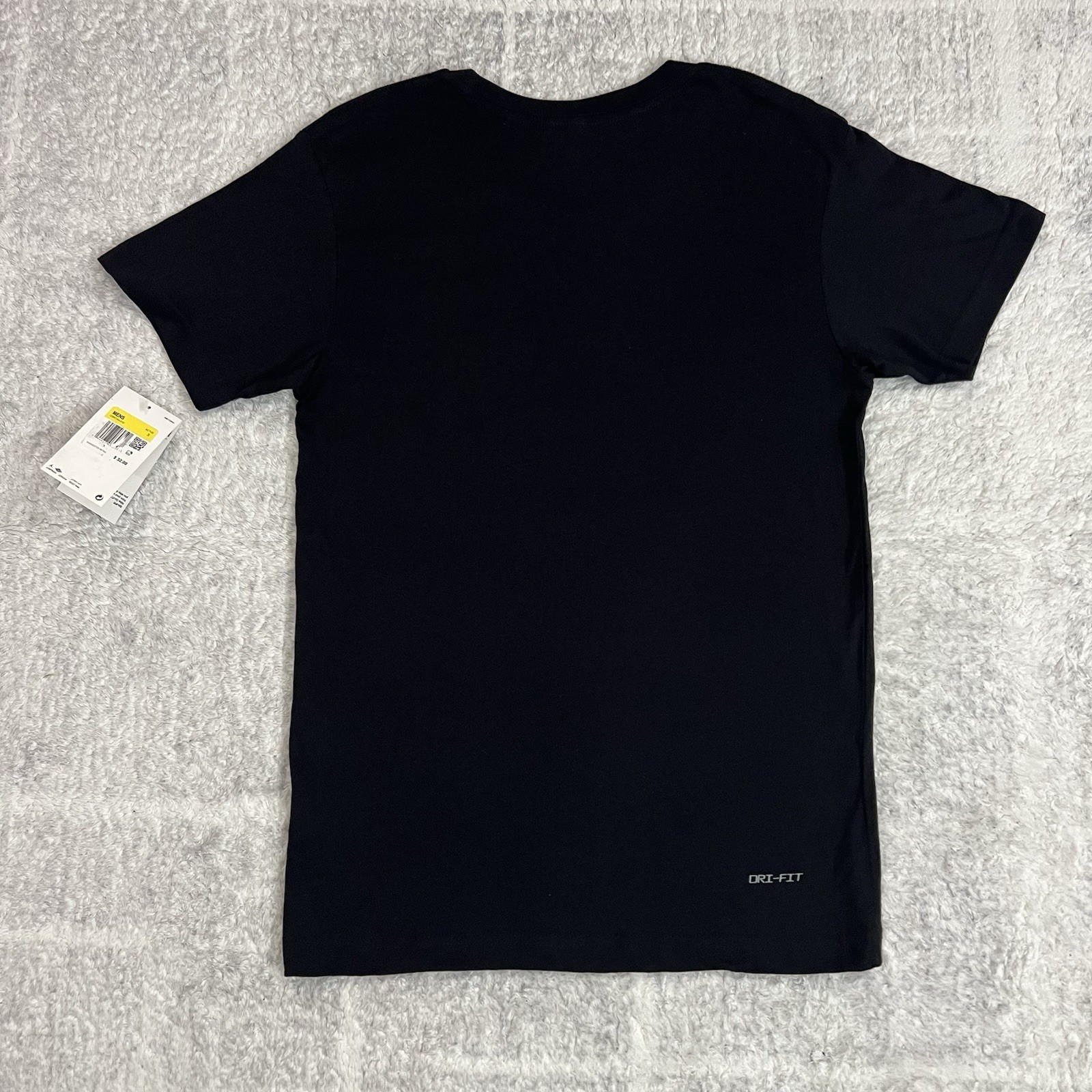 Air Jordan Shirt Dri-Fit Mens Small Jumpman Logo Black Graphic Tee NWT gallery