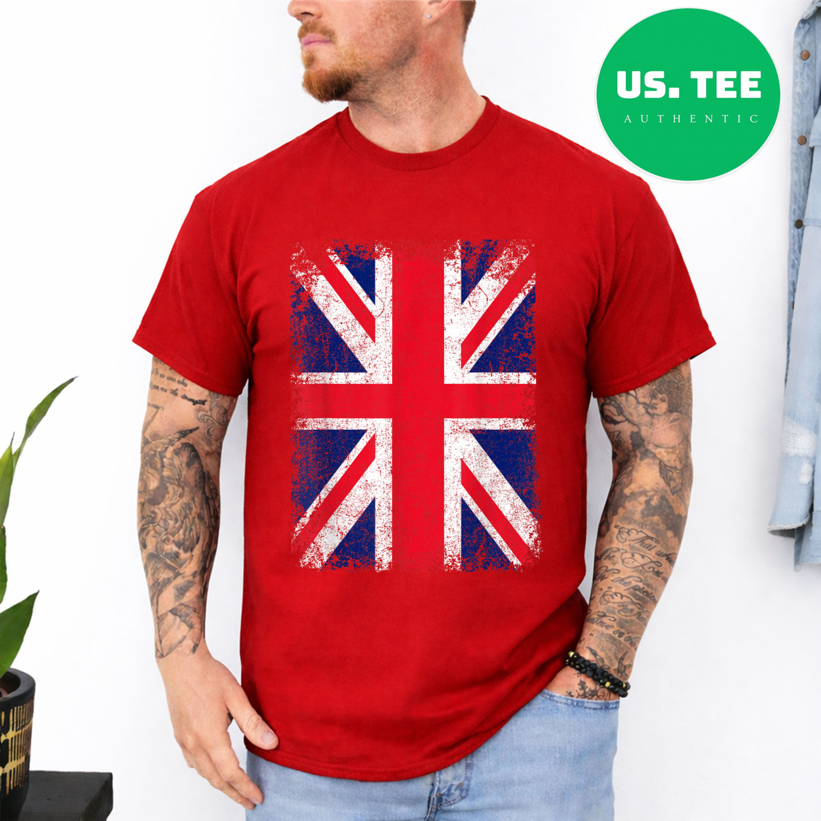 Union Jack Flag United Kingdom Great Britain England Gift T-Shirt gallery