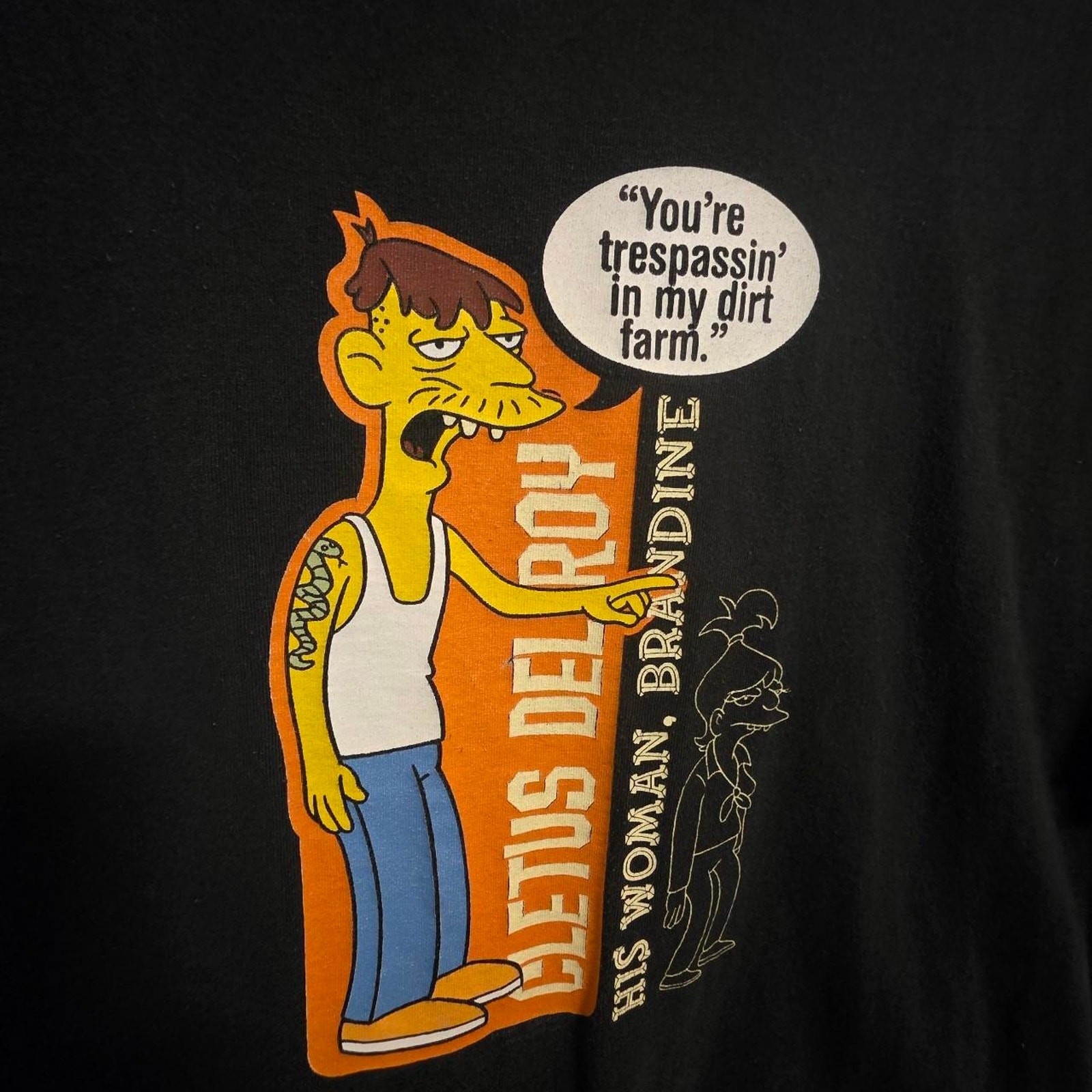 Vintage 2002 Simpsons Cletus Del Roy Tee gallery