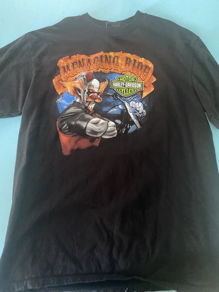 Harley Davidson Menacing Ride Shirt Size XL Texoma Sherman Texas Adam Smith