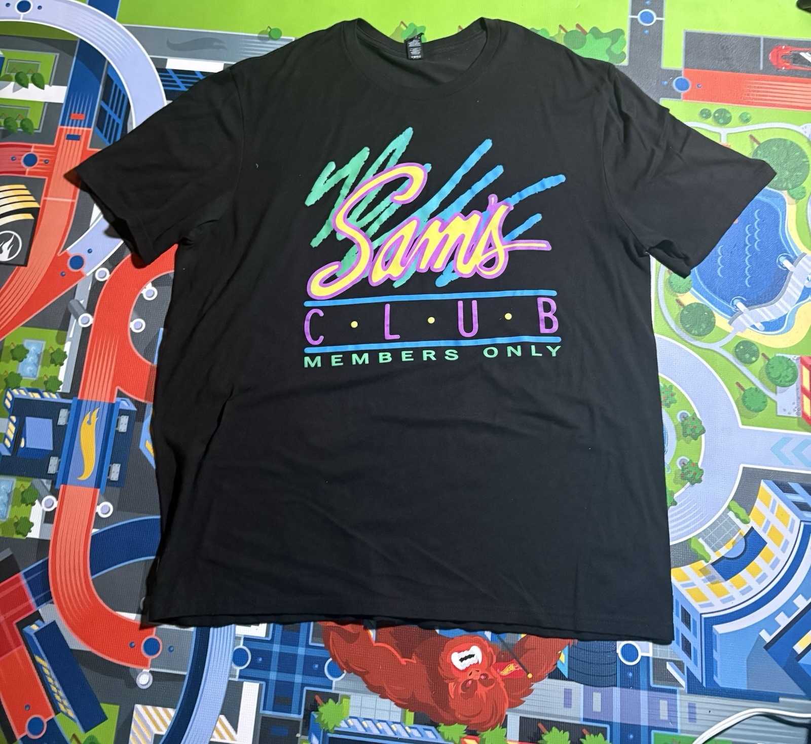 District Perfect Blend Sam’s Club Graphic T-Shirt Men’s 2XL Black Crew Neck gallery