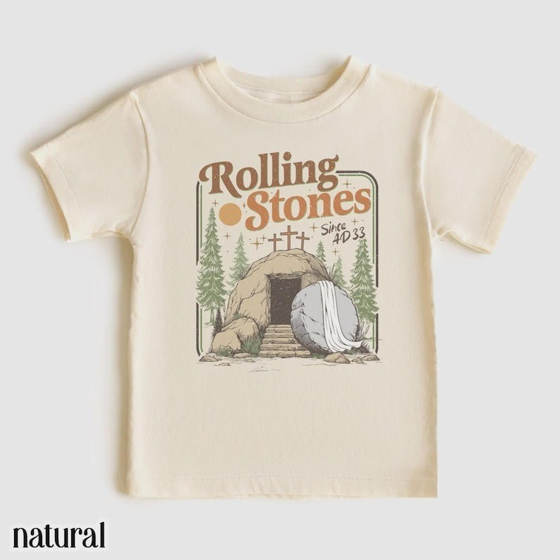 Rolling Christian T-Shirt Easter Clothing Jesus Christ Shirt gallery