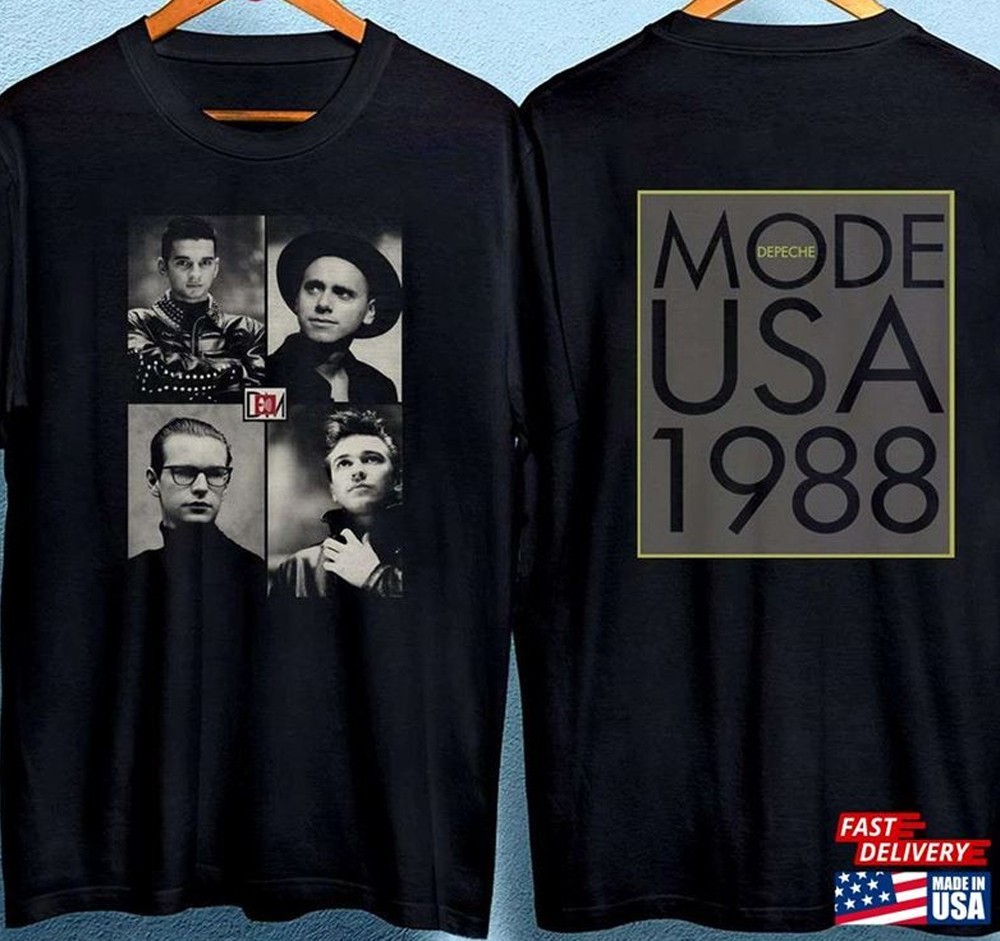 Classic 1988 Depeche Mode Reprint Cotton Men All Size 20D1739