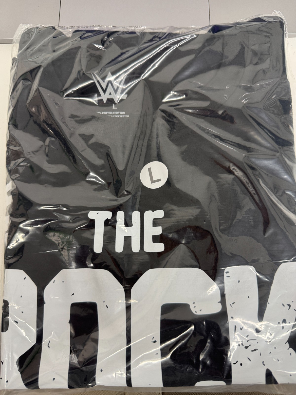 WWE THE ROCK LAYETH THE SMACKETH DOWN T SHIRT OFFICIAL ITEM BLACK gallery