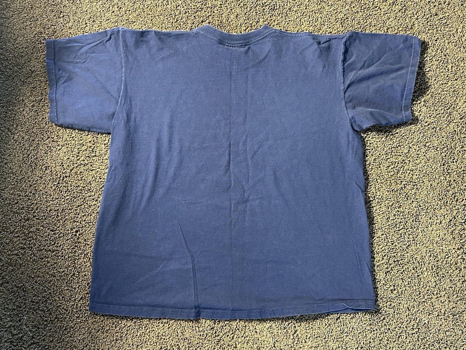 Vintage Nike Air T-Shirt Made in USA Big Logo Navy Blue 80s 90s Y2K XL Boxy gallery