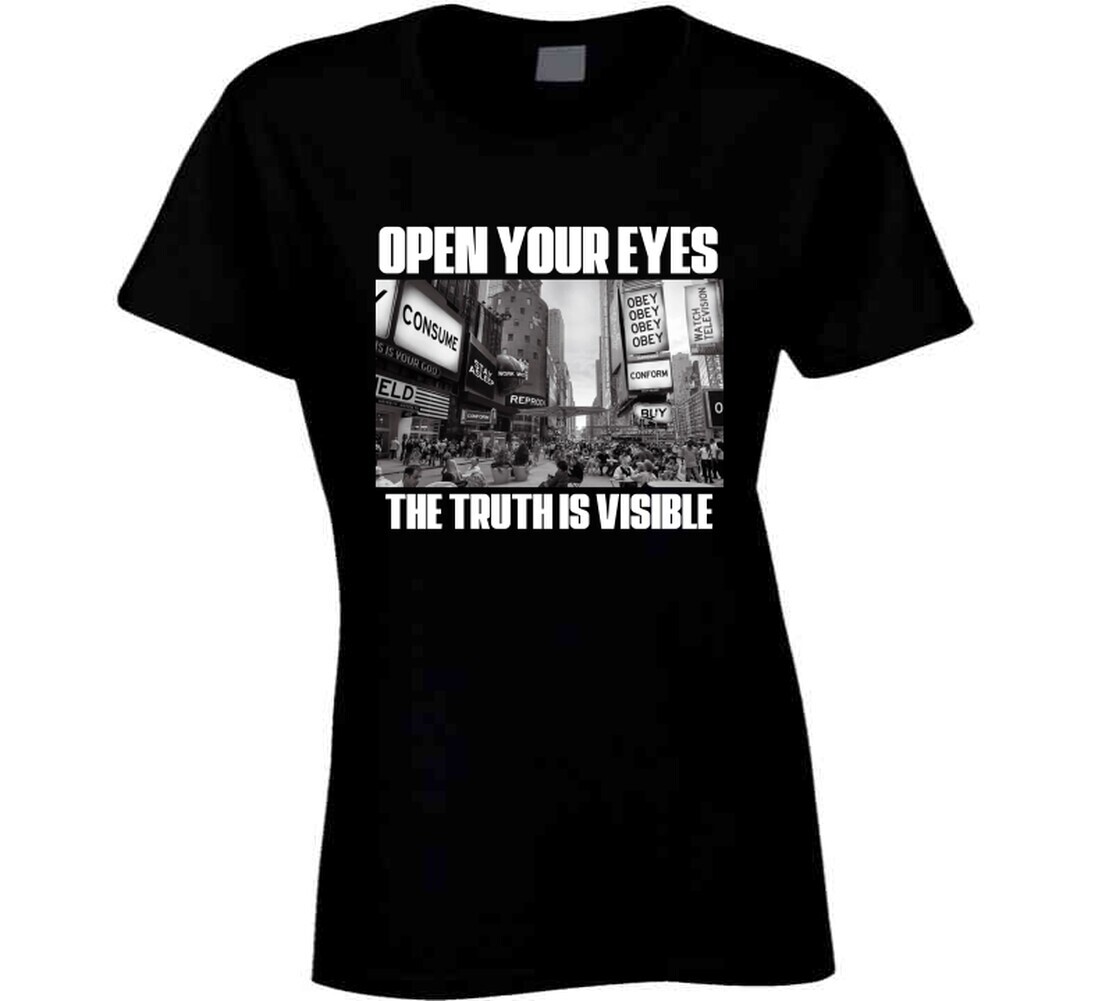 Open Your Eyes The Truth Is Visible They Live Roddy Piper Fan T Shirt gallery