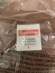 Supreme ‘Standard’ Brown Tee SS24 Size LARGE 100% Authentic NEW Ships Fast