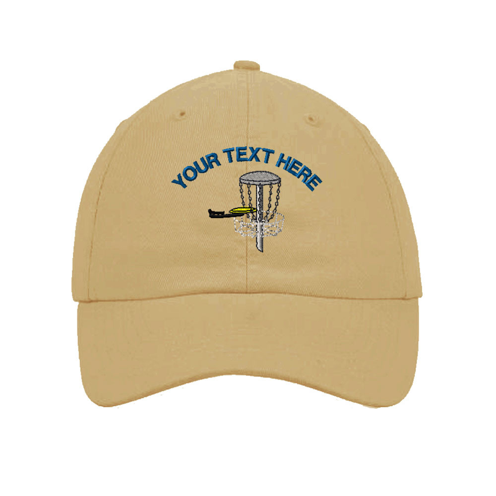 Your Text Here Custom Disc Golf Embroidery Embroidered SOFT Unstructured Hat Cap gallery