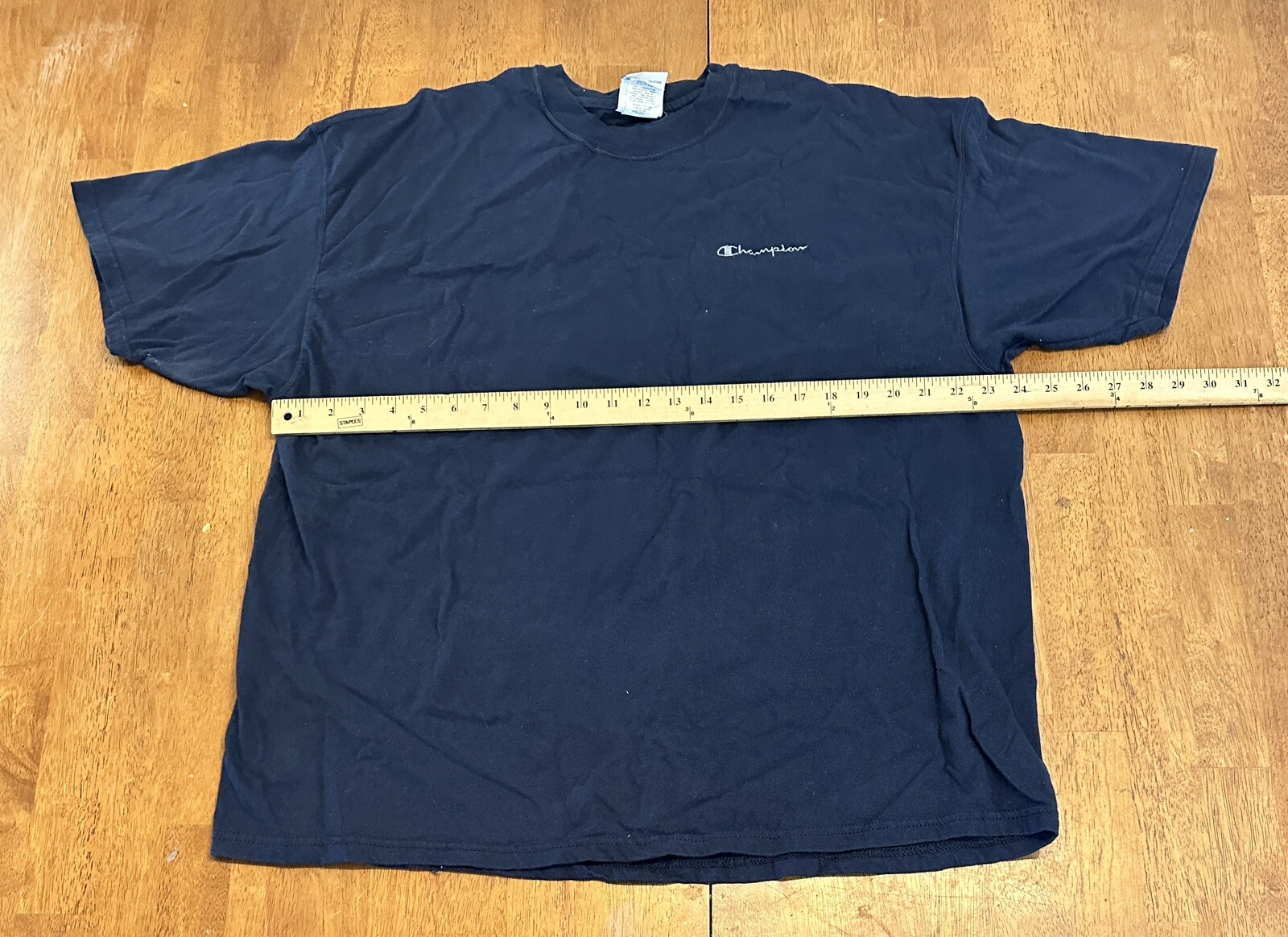 Vintage Champion Blank Spellout T Shirt XL Y2K gallery
