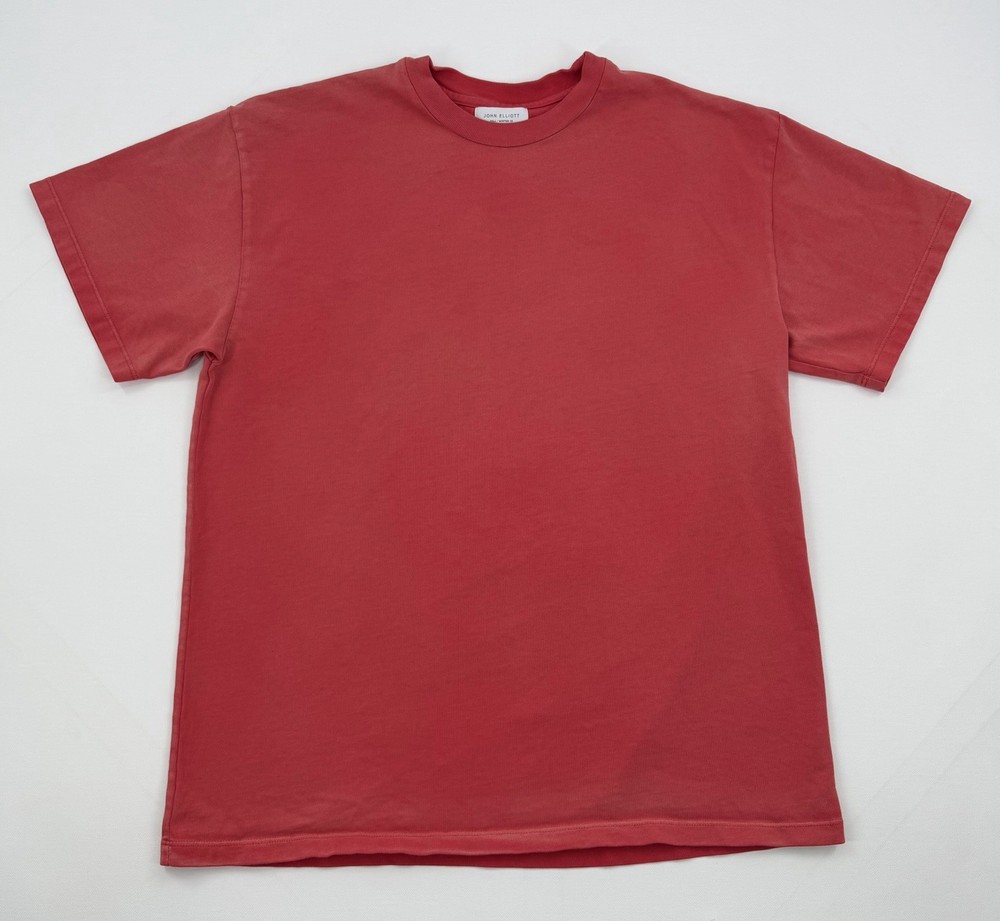 John Elliott Fall Winter 2018 Short Sleeve Red T-Shirt Size 1 Small Oversized