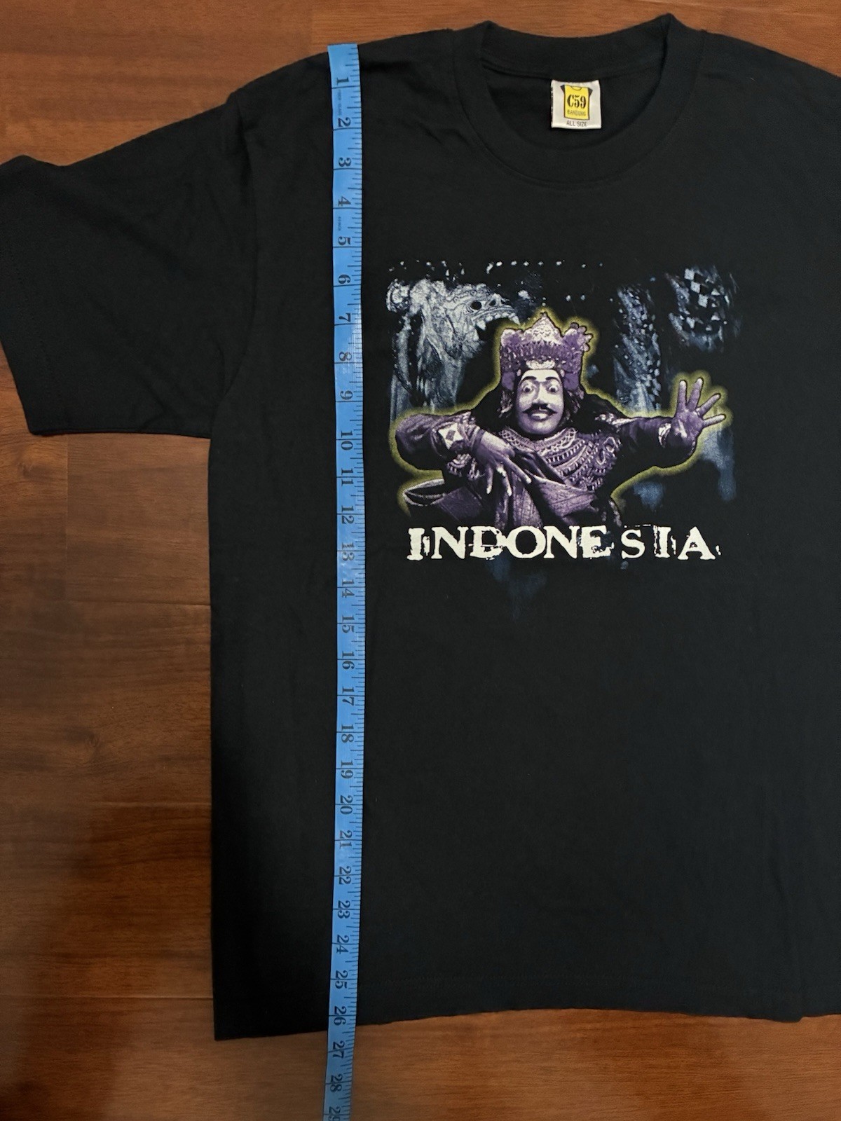 Vtg 90s Indonesia Graphic T-Shirt Men’s Medium Travel Cool Graphic gallery