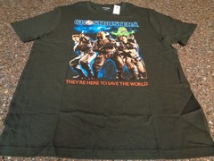 Ghostbusters T-shirt Adult Medium 👻 They’re Here to Save the World Black NWT