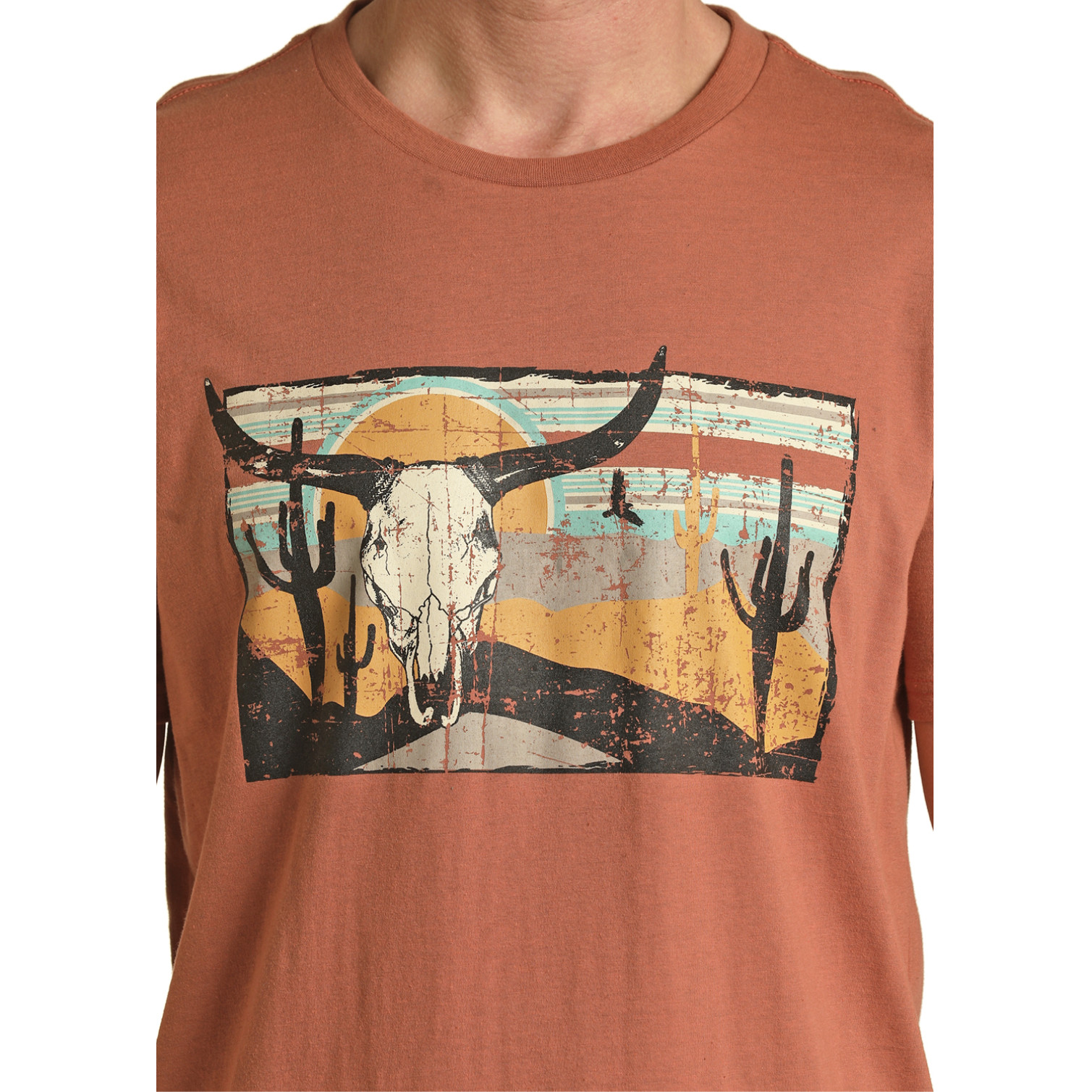 Rock & Roll Cowboy® Unisex Rust Graphic T-Shirt RRUT21R0IP gallery