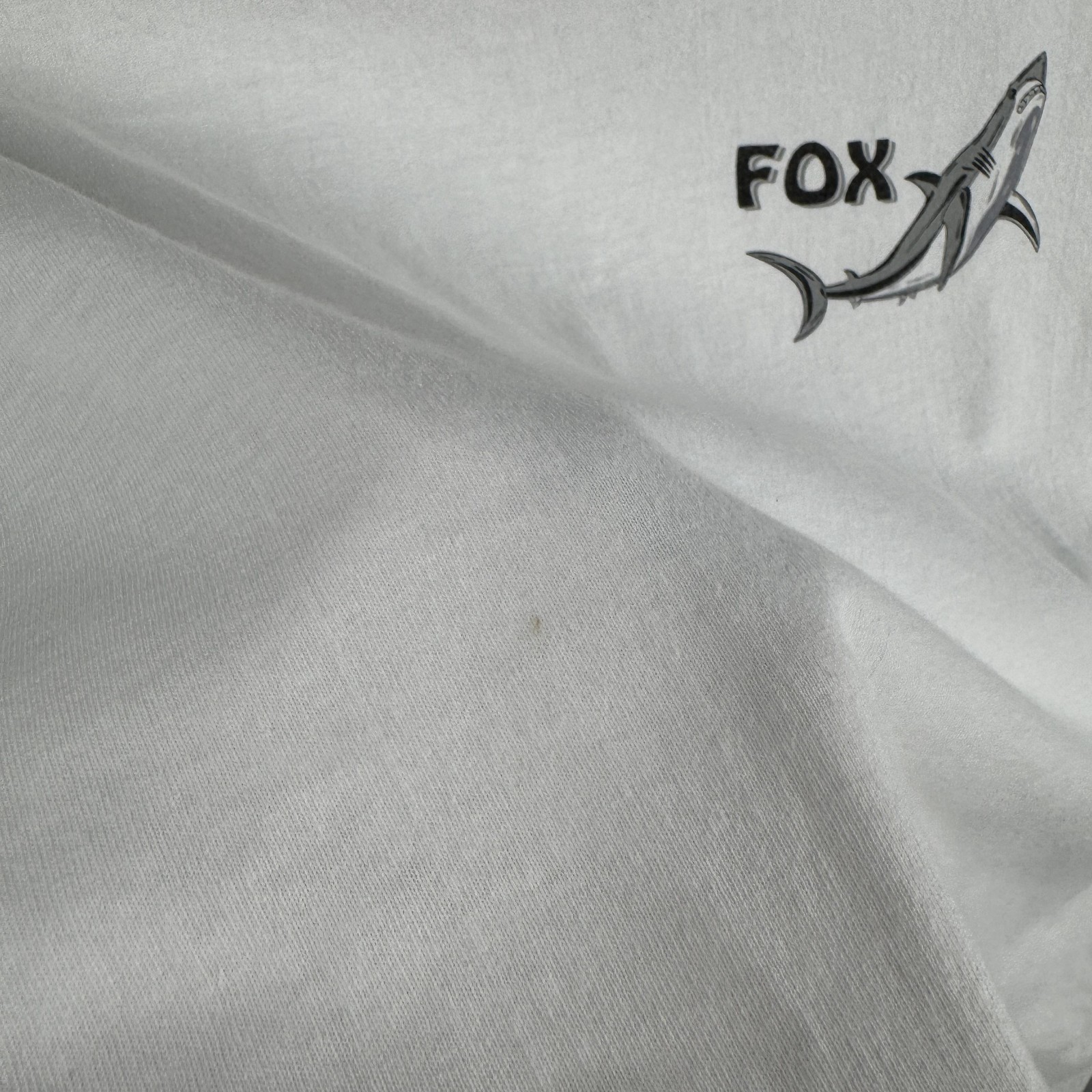 DIVE-44 Shirt Mens Large White Shark Ocean Graphic Rodney Fox Tee Made USA gallery