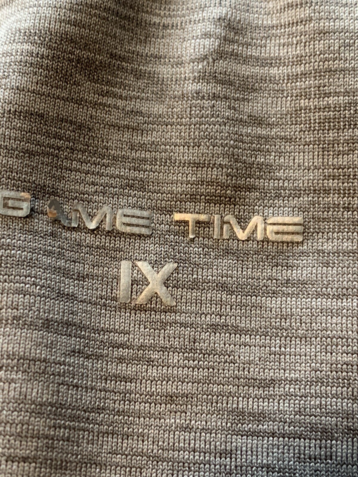 Men's Game Time Gray Dress Up T-Shirt V-Neck Size 1X - Nylon/Spandex gallery