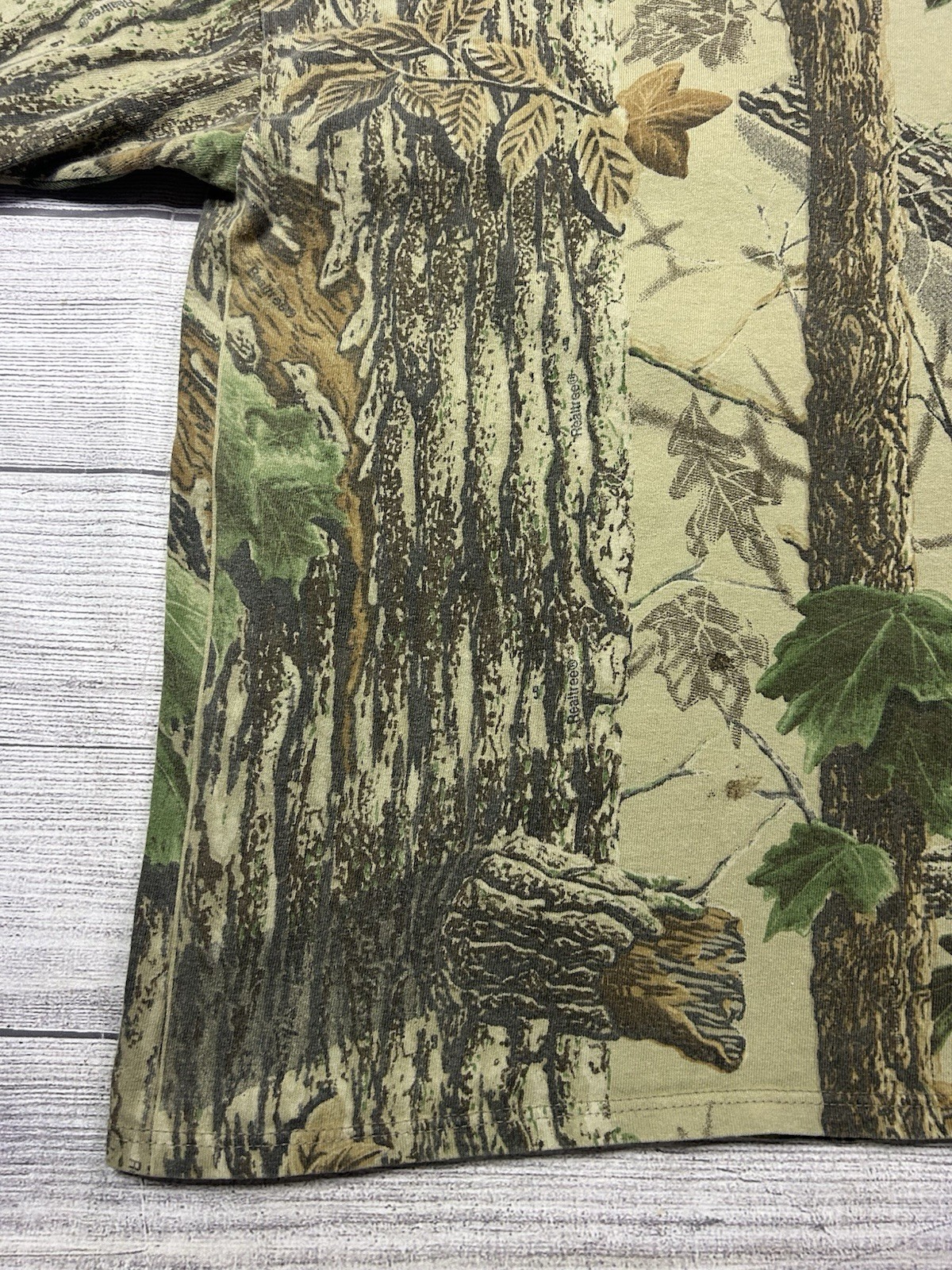 Vintage Jerzees Outdoors Realtree Camo Pocket T Shirt Size Large Camouflage Hunt gallery
