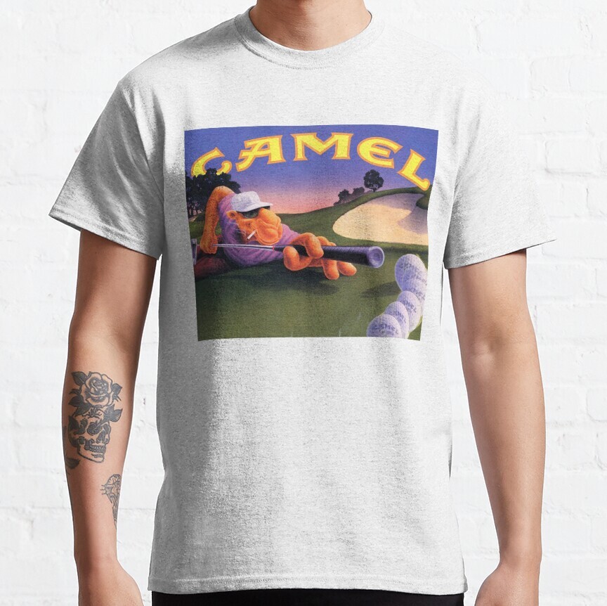 HOT! Joe Camel Golf Billiards Ad Classic T-shirt Size S-5XL