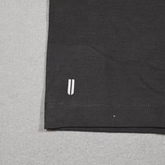 NOBULL Mens Ultrasoft Workout Tee Black Medium Chest Logo Gray Performance Slim