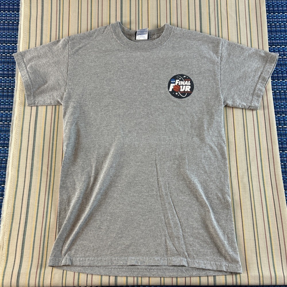 NCAA 2011 Final Four Bracket Shirt Mens Small Gray Blue 84 Houston Texas #7467