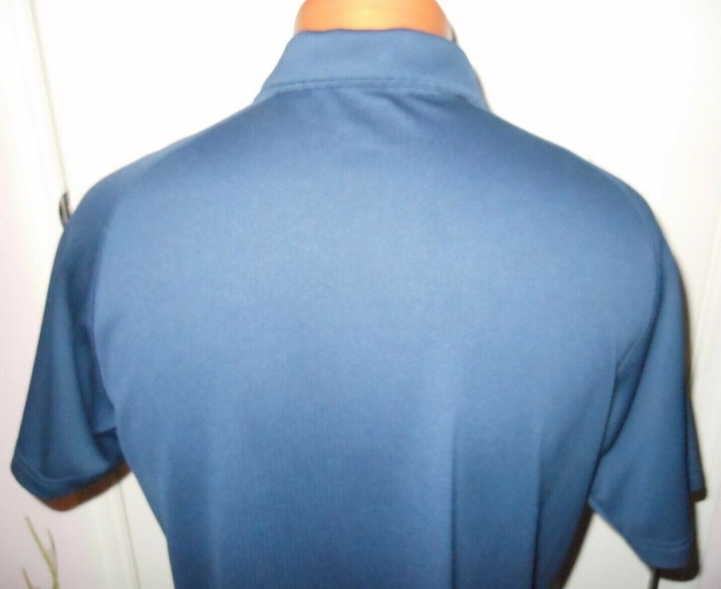 Slazenger Men's Blue Golf Short Sleeve Polyester Collared Polo T Shirt Size L gallery