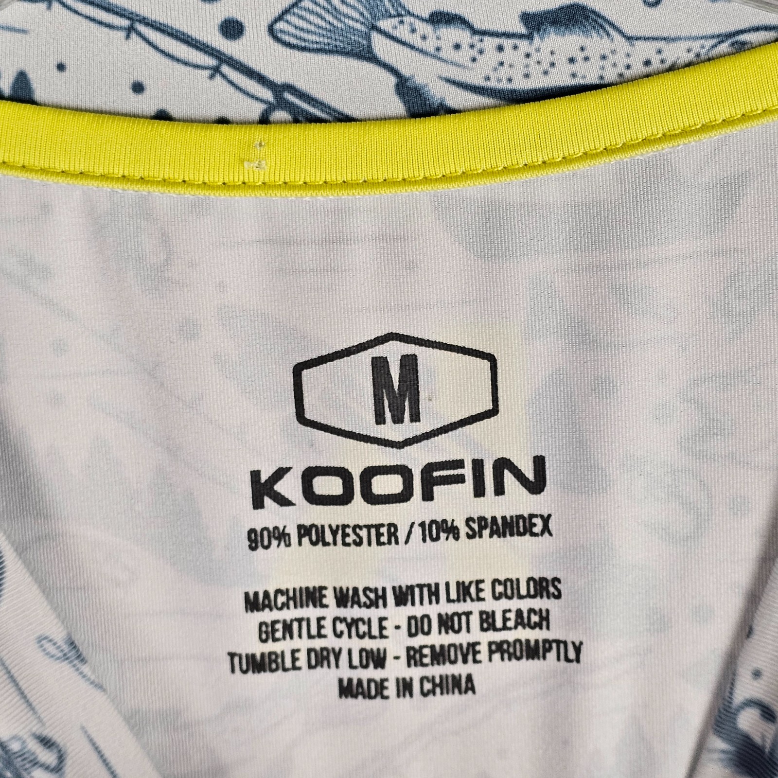 Koofin Fly Fishing T-Shirt Mens Medium Stretch Gear Performance Long Sleeve Tee gallery