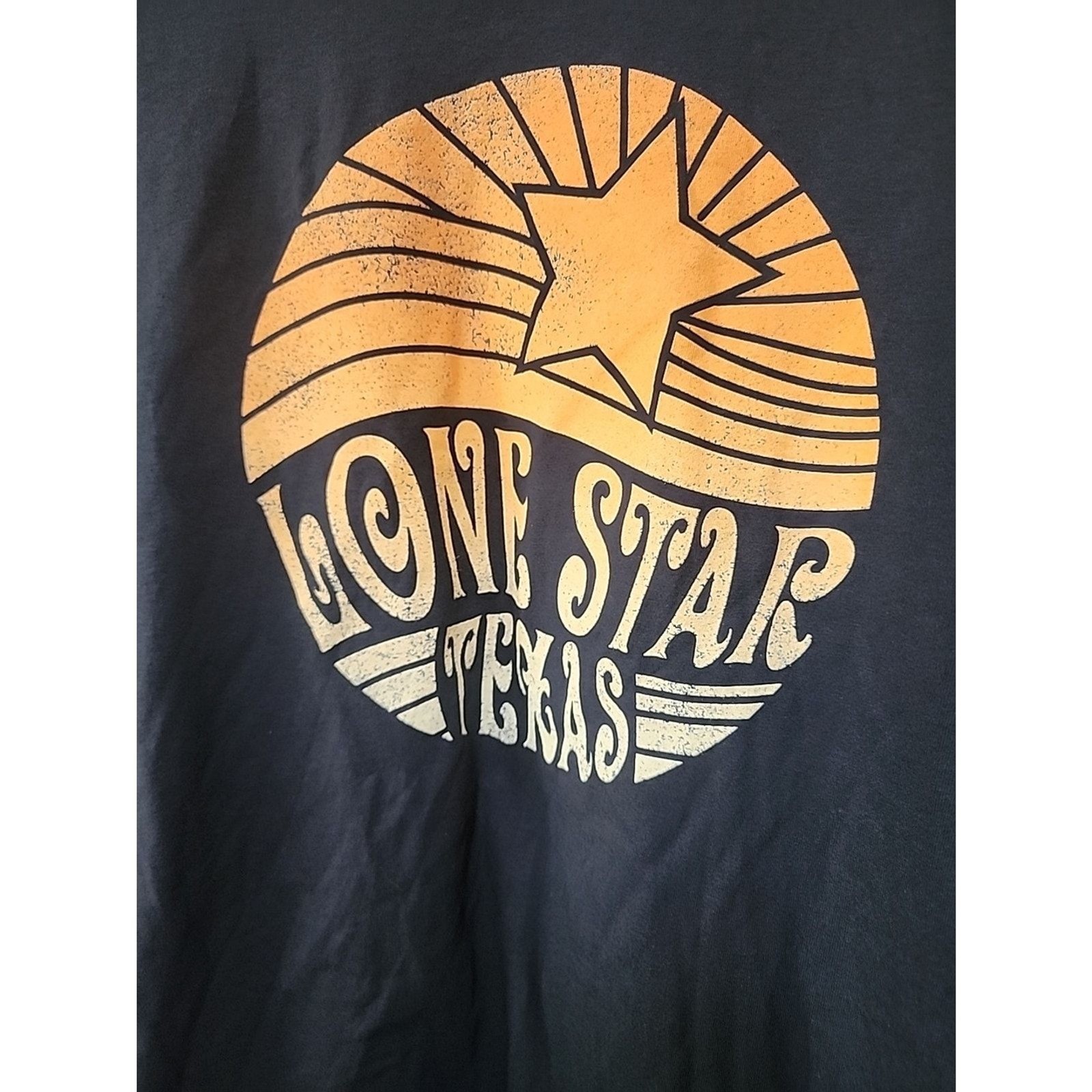 Texas Lone Star T-shirt, Men's Modern Lux XL X-Large New A129 Excellent Soft gallery