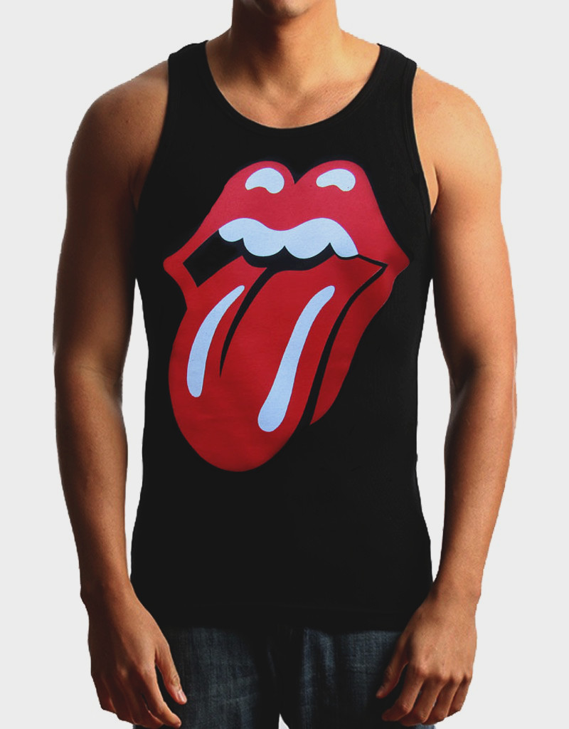 ROLLING STONES CLASSIC TONGUE PUNK ROCK Band Tank Top (Various Colors) gallery