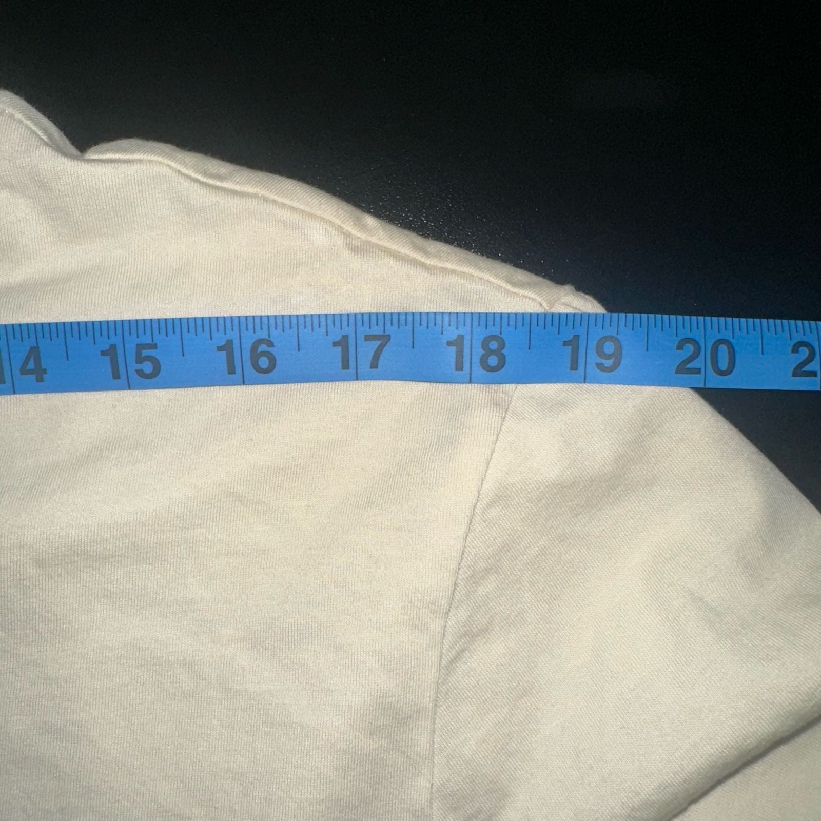 H&M Regular Fit Cream Crew Neck T-Shirt gallery