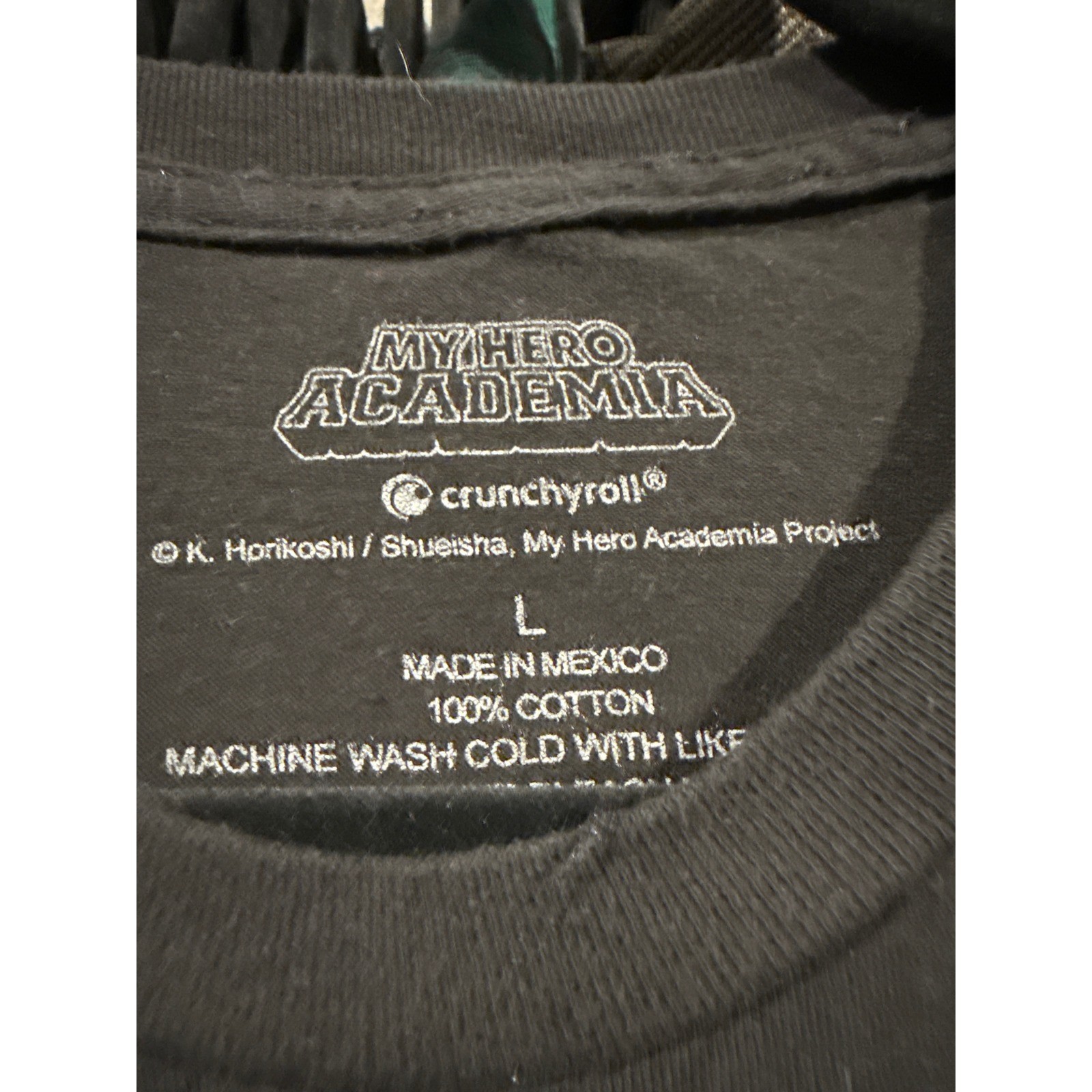 My Hero Academia League of Villains Black Graphic T-Shirt Mens Large Crunchyroll gallery