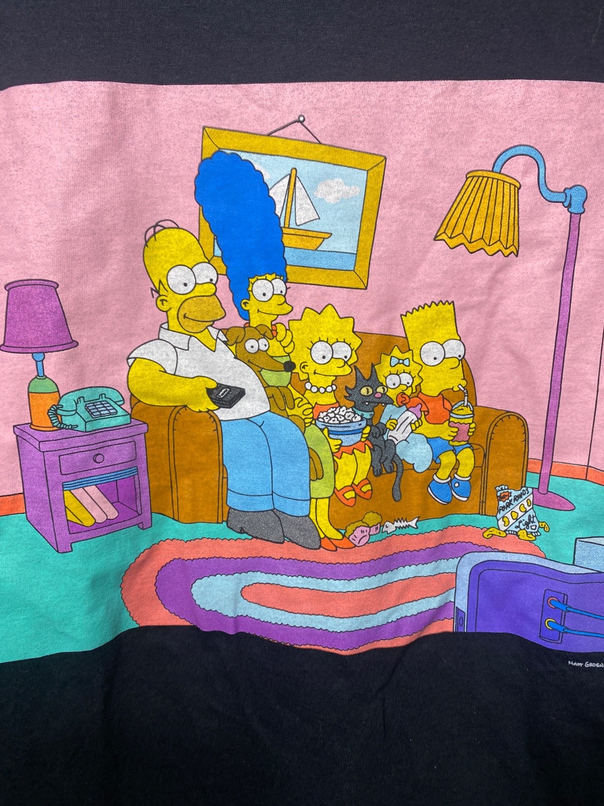 The Simpsons T-Shirt Men' Large Vintage Inspired 20th Century Fox Classic gallery