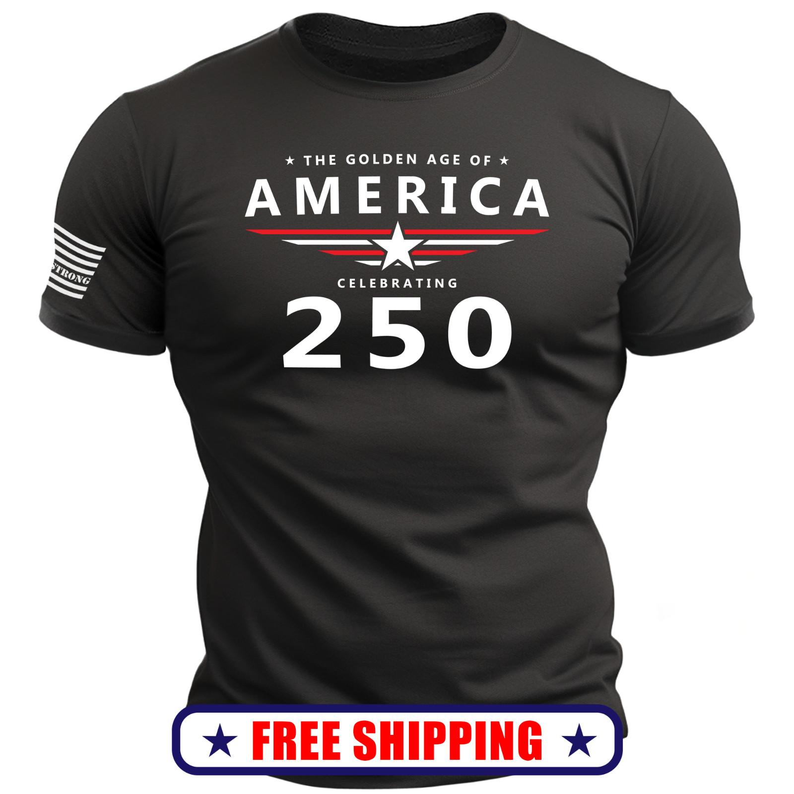 THE GOLDEN AGE T-Shirt - usa america 250 patriotic maga S-2X gallery