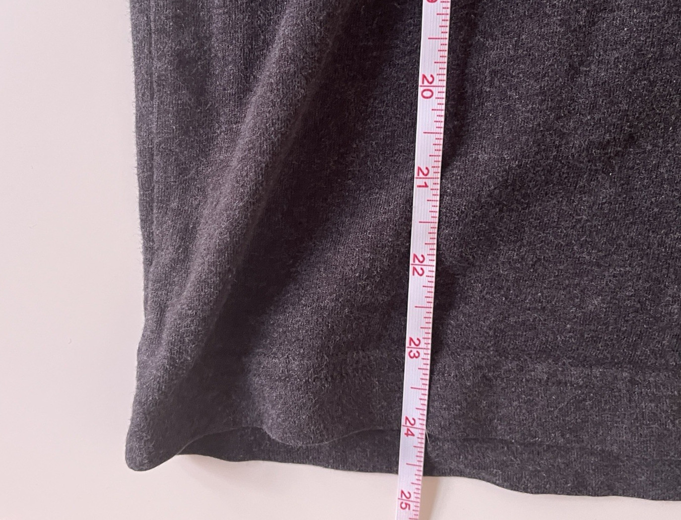 Lands' End Men's Size S 34-36 Dark Gray Turtleneck Long Sleeve T-Shirt Cotton gallery