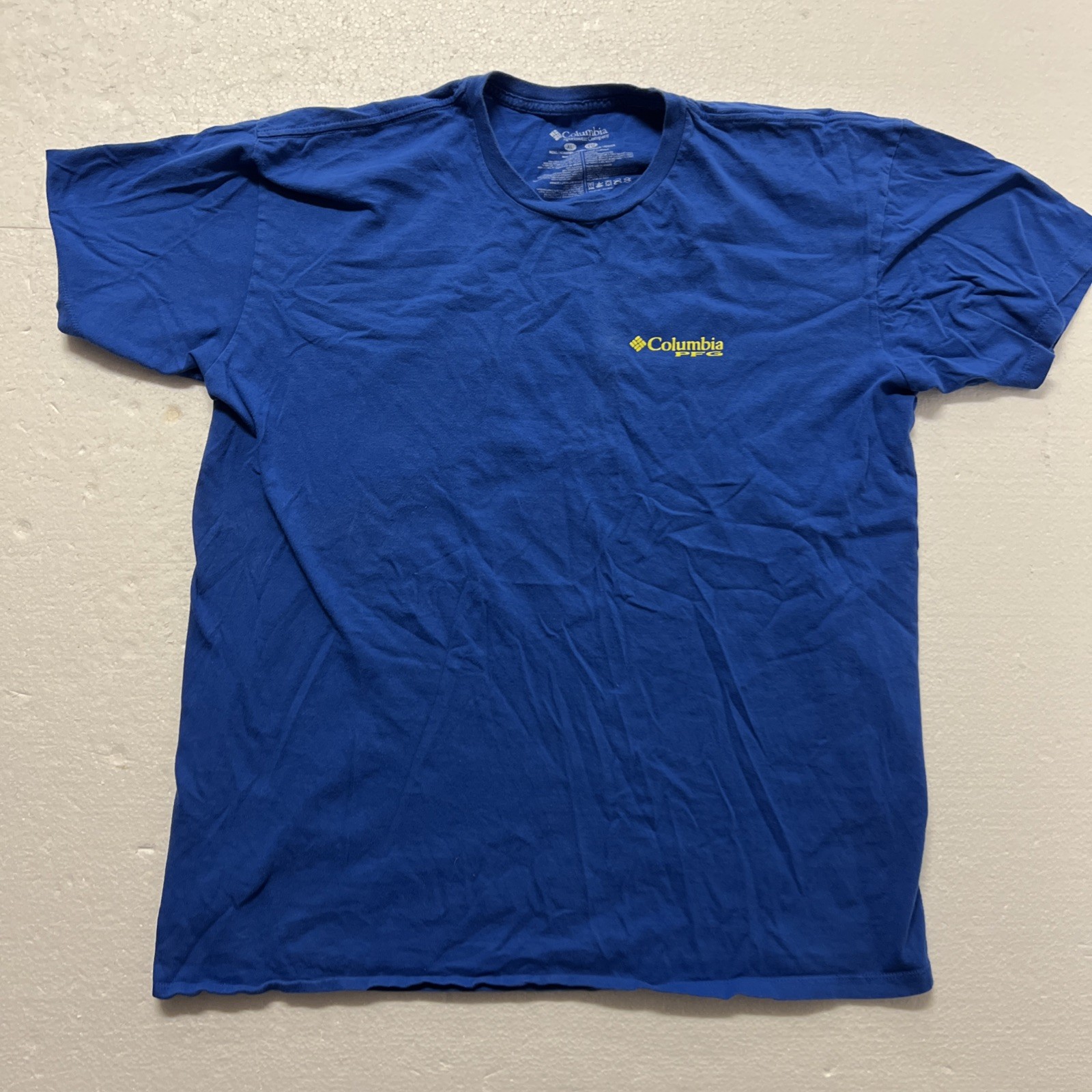 Columbia PFG T Shirt Mens Blue Fishing Gamefish Outdoor Beach XL gallery