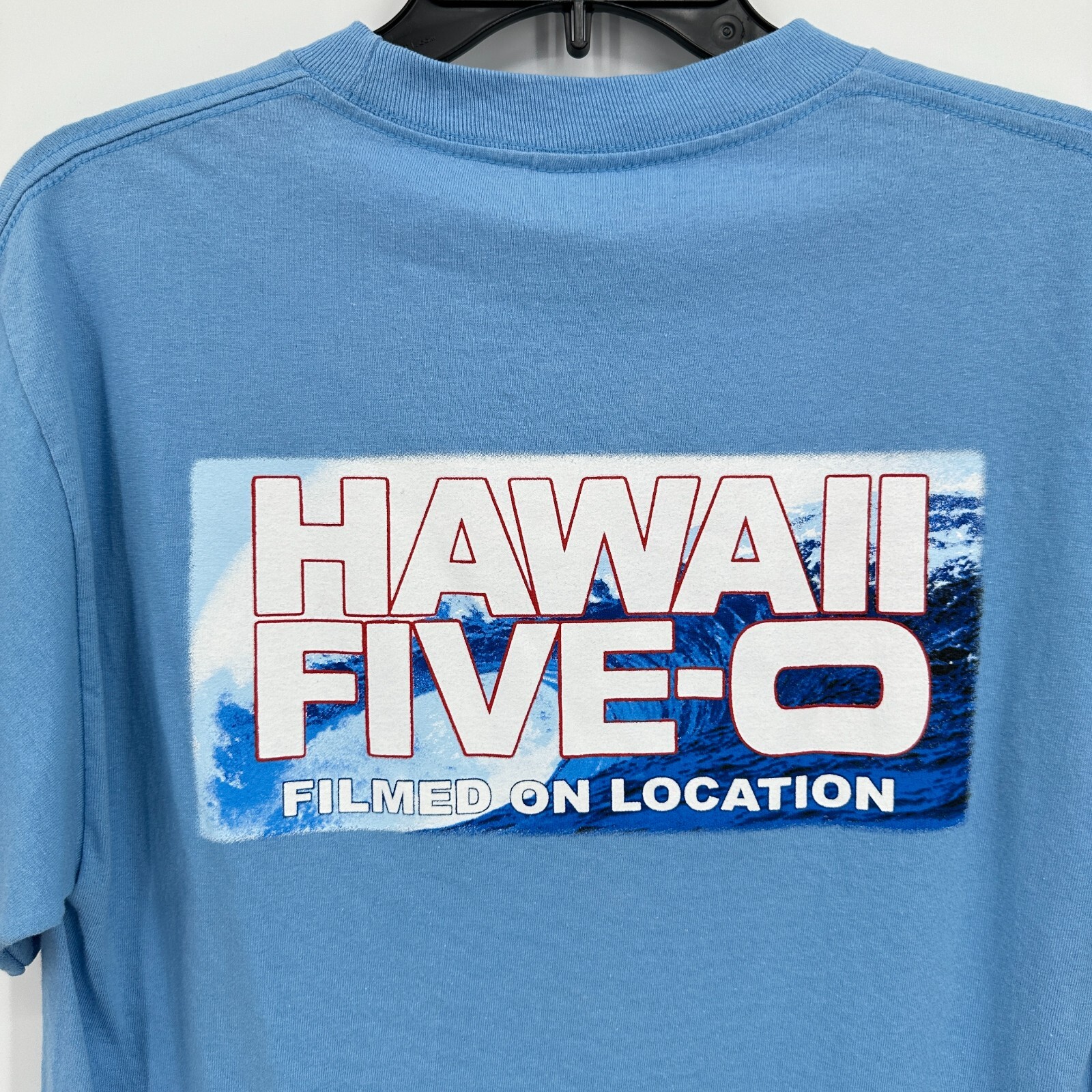 Vintage Hawaii Five-O Tshirt Mens Medium Blue White Retro TV Show Fan Gear gallery