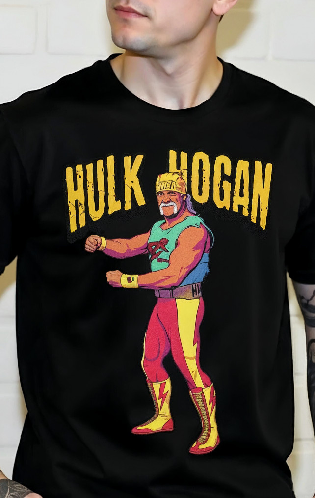 HULK HOGAN VINTAGE STYLE GRAPHIC T-Shirt Size S-5XL gallery