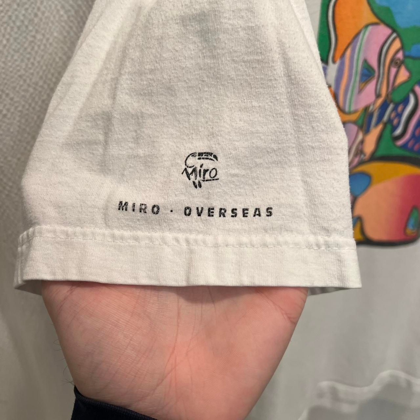 White vintage Miro Overseas Cozumel fish graphic tee gallery