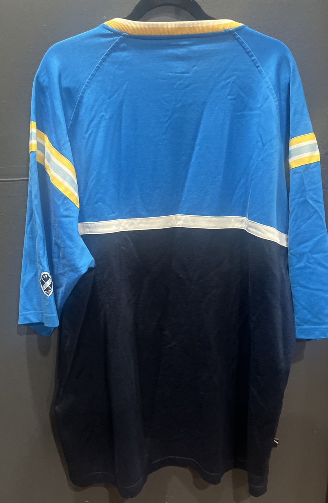 Phatfarm NYC Shirt Color-block Alma Mater Classic American Flava Y2K Hip Hop 2XL gallery