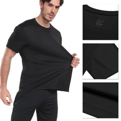 5 Pack Workout Shirts for Men Athletic Running Gym Quick Dry Short Sleeve Per…