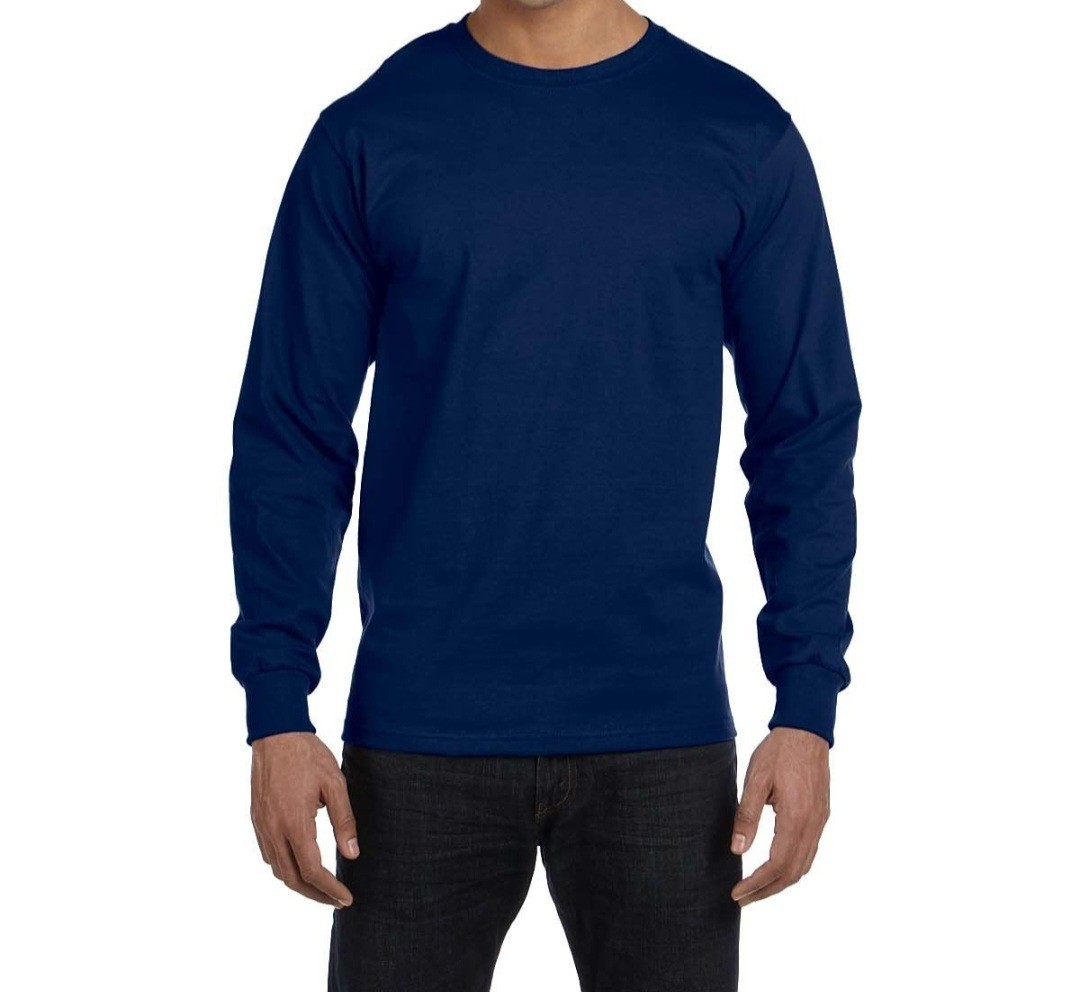 4 Gidan Navy Blue Long Sleeve G540 Heavy Cotton 2 XL gallery