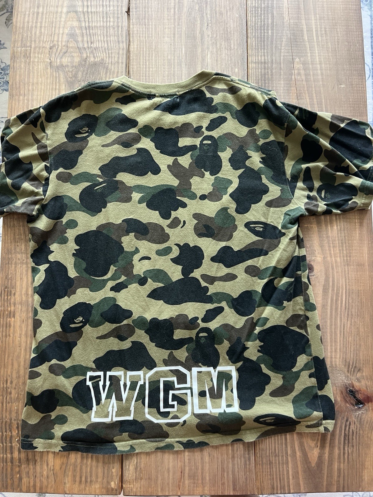 BAPE A Bathing Ape 1st Camo Shark Mouth Zipper Shirt Green Camo Medium Authentic gallery
