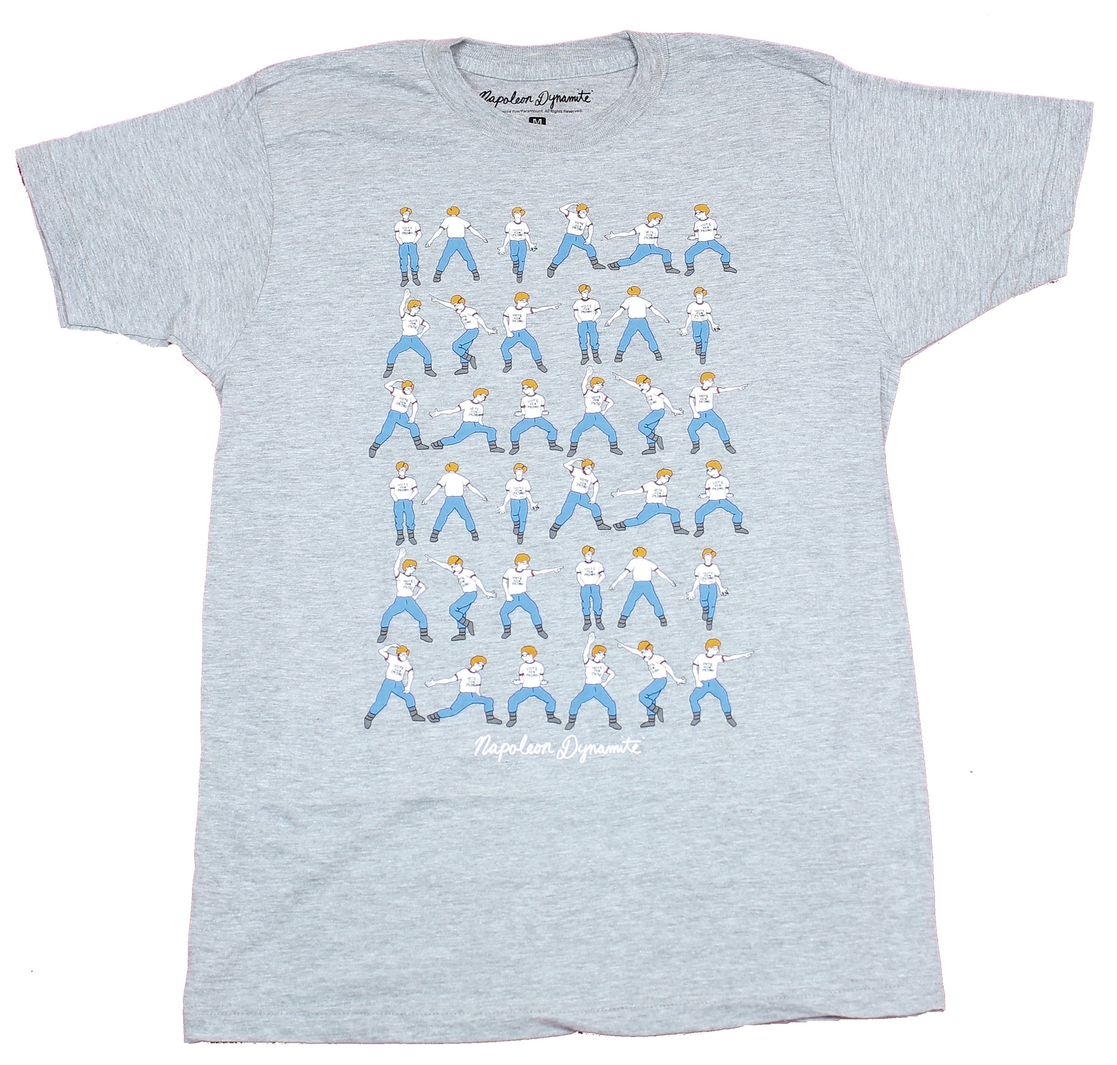 Napoleon Dynamite Mens T-Shirt – Making the Classic Dance Steps Image