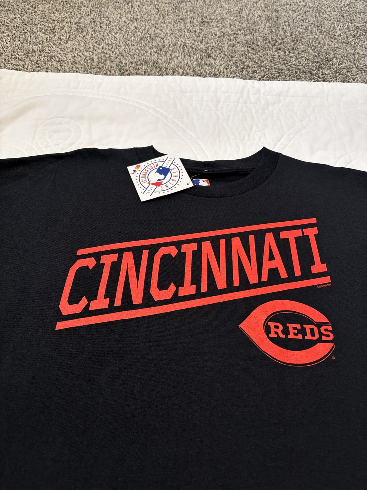 Cincinnati Reds Blackout MLB X-Large Cotton NWT gallery