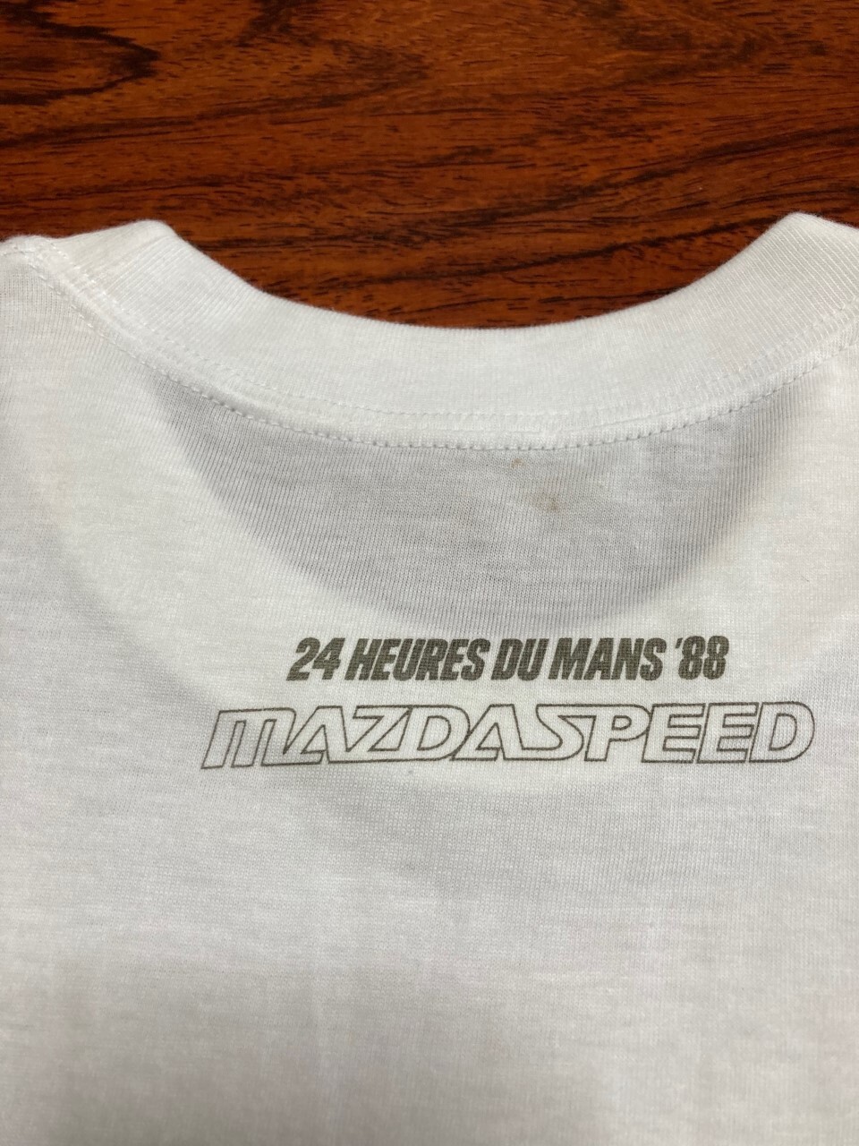 MAZDA 767 MAZDASPEED Le Mans 24 Hours Vintage Tee T Shirt One Size White 1988 gallery