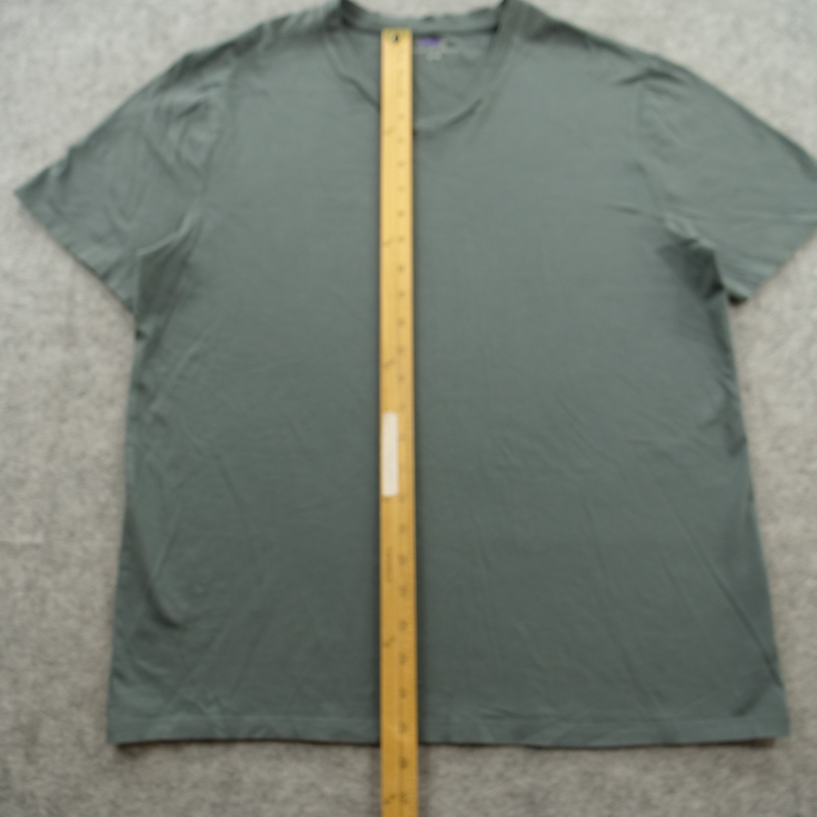 Vince Shirt Mens Medium Gray V Neck Short Sleeve Pima Cotton Casual gallery
