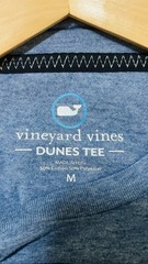 Vineyard Vines Men’s Medium Blue Dunes Tee Cotton Blend T-Shirt Lighthouse